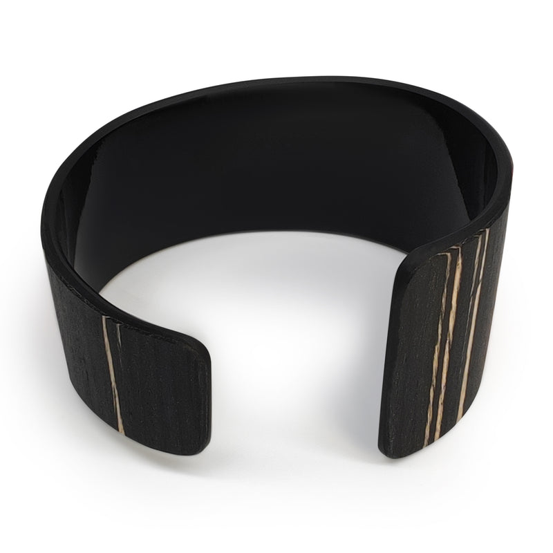 BRAZALETE ARBOREAL - Unisex - Hecho a mano - Chapa de madera natural