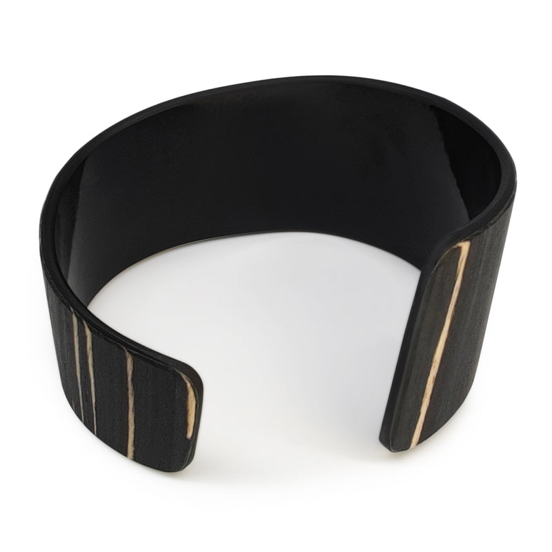 BRAZALETE ARBOREAL - Unisex - Hecho a mano - Chapa de madera natural