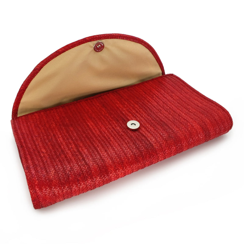 CLUTCH ZENÚ - Hecho a mano - Caña brava trenzada (caña flecha)
