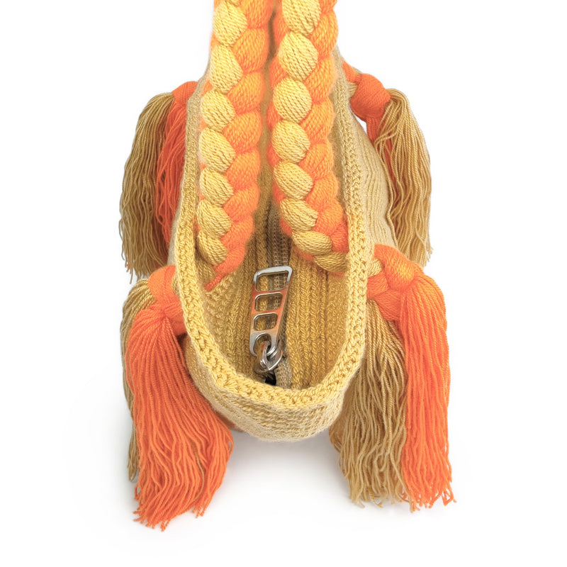 BOLSO WAYUU UMAKI - Tamaño MINI - Tejido manualmente a ganchillo por mujeres de la comunidad indígena Wayuu en La Guajira (Colombia)