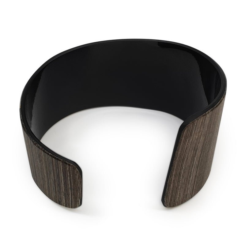 BRAZALETE ARBOREAL - Unisex - Hecho a mano - Chapa de madera natural