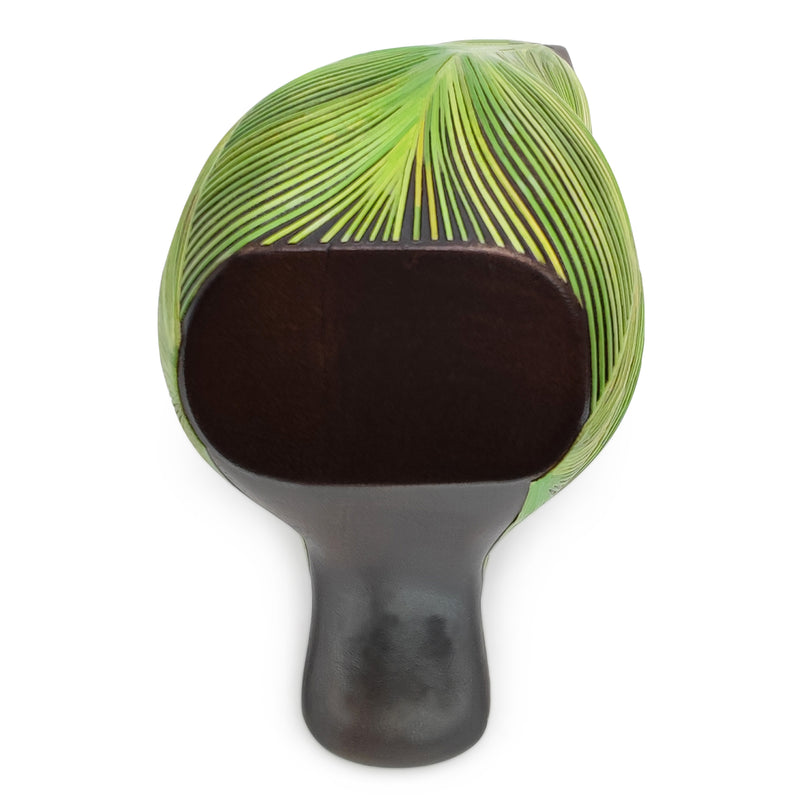 AVE DECORATIVA ANDINA - El arte del tamo - Madera decorada con paja de trigo y cebada (enchapado en tamo)