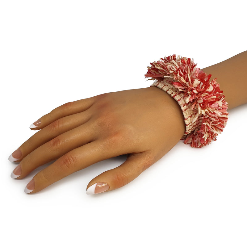 BRAZALETE MAÏZA - Hecho a mano - Bañado en oro de 24 quilates - Hojas de maíz