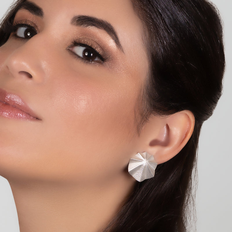 PENDIENTES MARINA SEASHELL - Hechos a mano - Plata