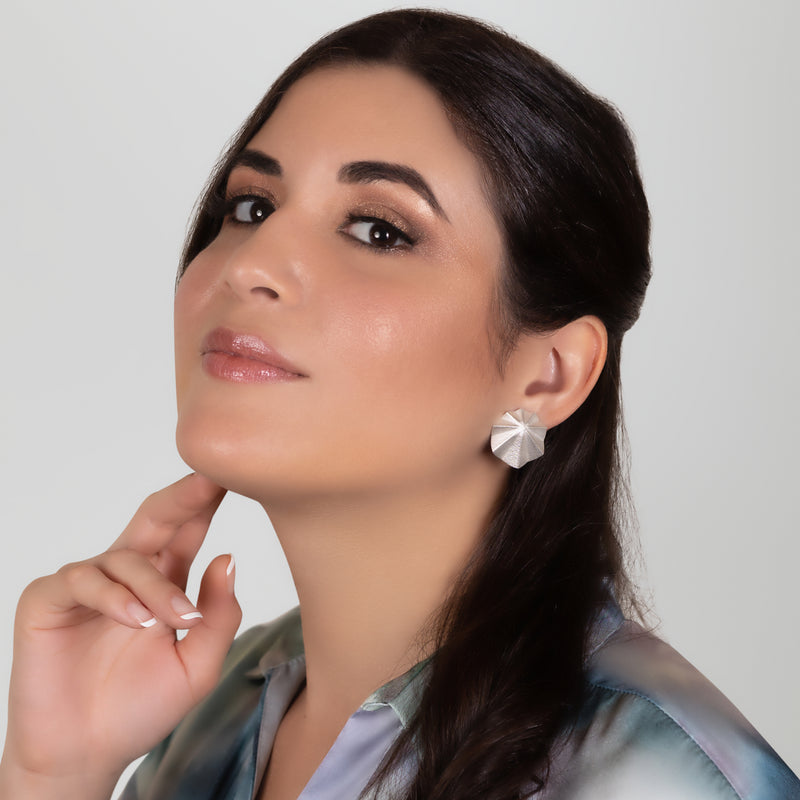 PENDIENTES MARINA SEASHELL - Hechos a mano - Plata