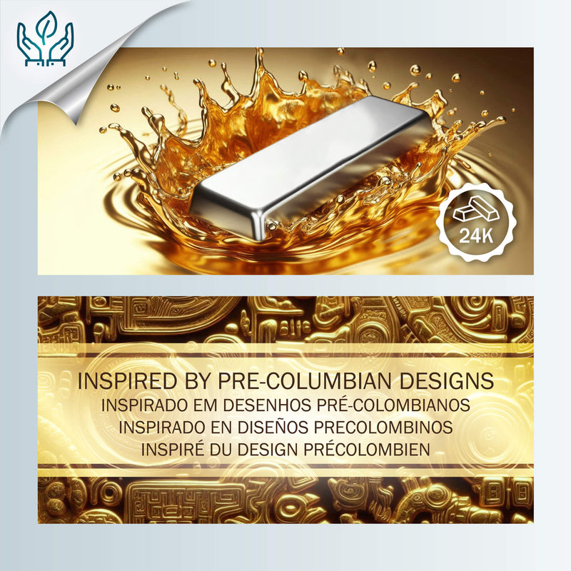 ANILLO ROSÏA - Hecho a mano - Bañado en oro de 24 quilates