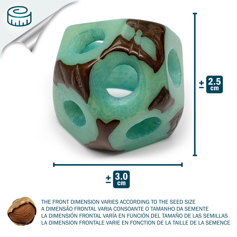 ANILLO GÉNESIS - Hecho a mano - Tagua (marfil vegetal)