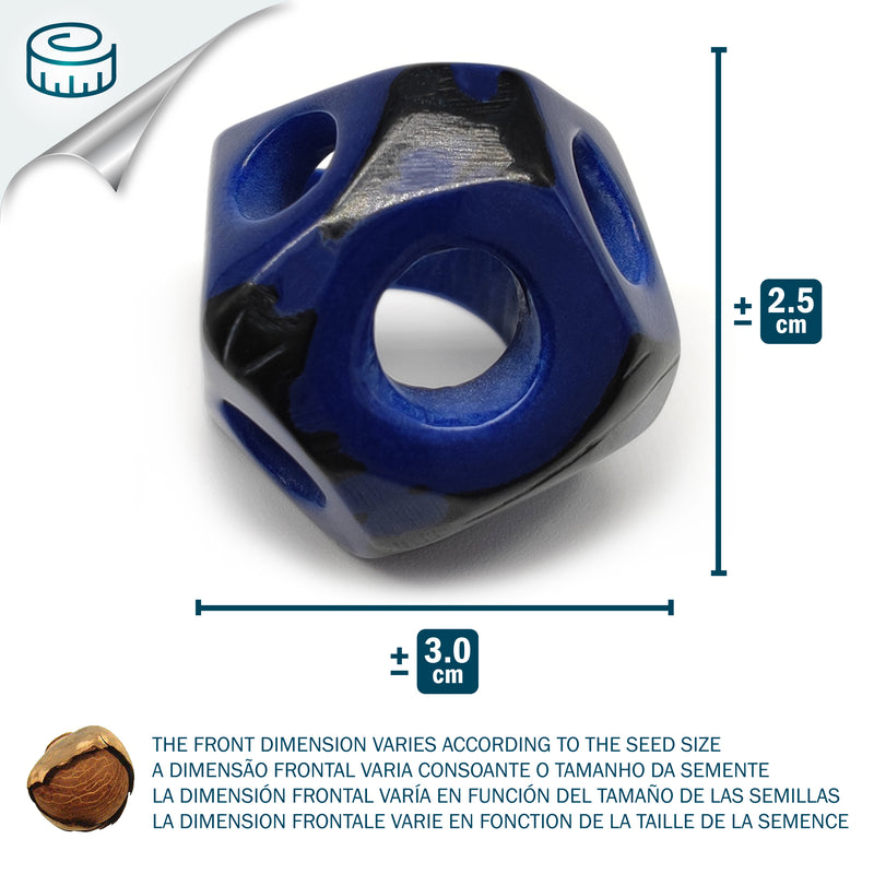ANILLO GÉNESIS - Hecho a mano - Tagua (marfil vegetal)