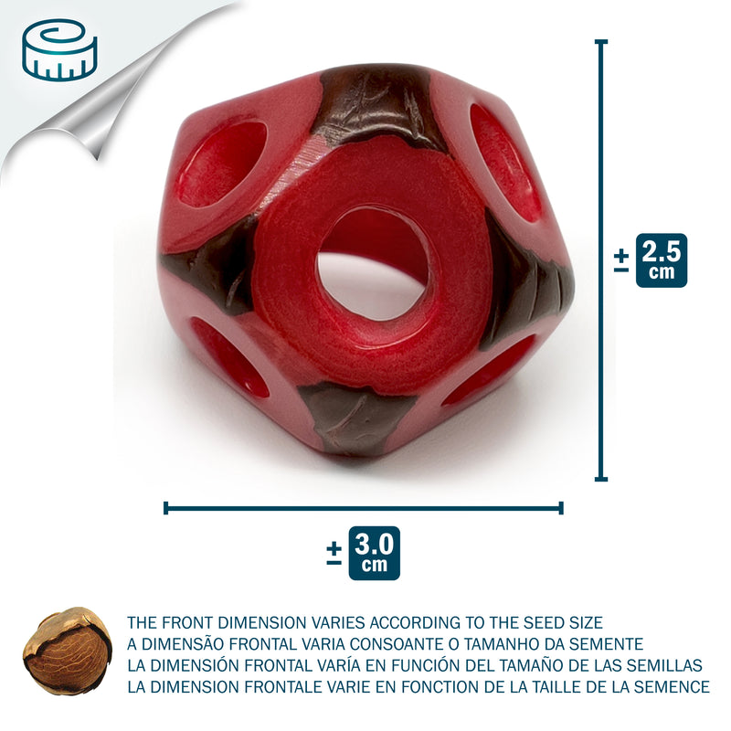 ANILLO GÉNESIS - Hecho a mano - Tagua (marfil vegetal)