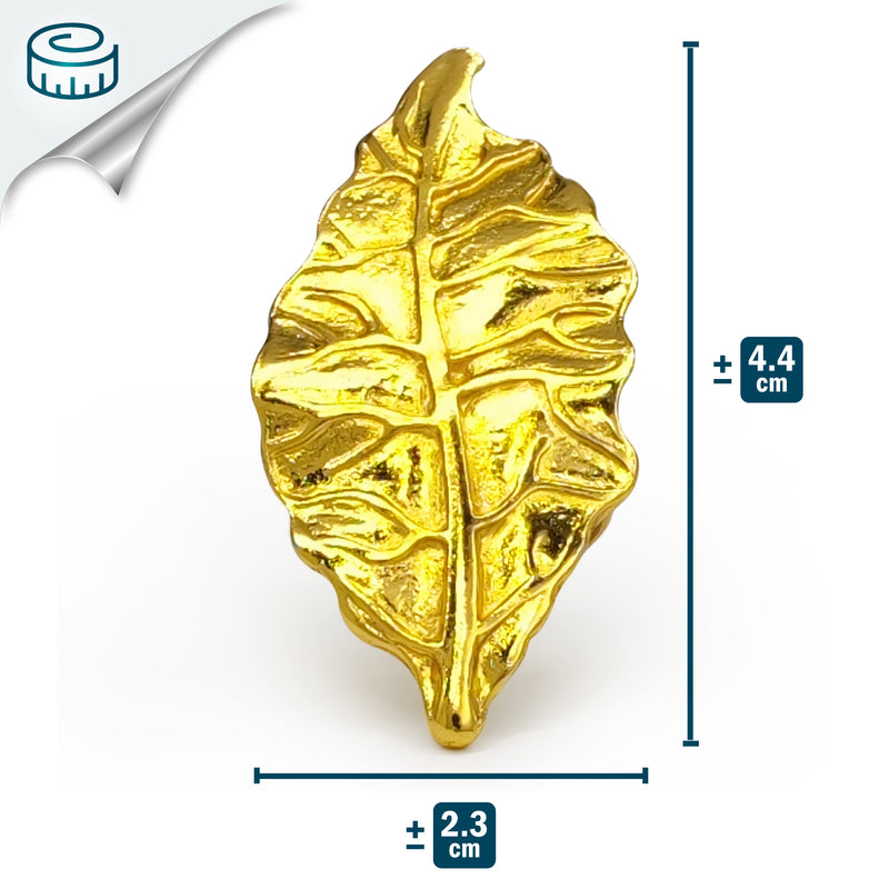 ANILLO FOLIA - Hecho a mano - Bañado en oro de 24 quilates