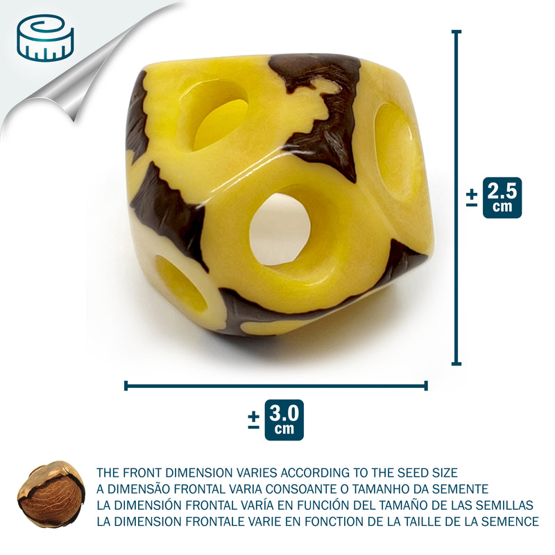 ANILLO GÉNESIS - Hecho a mano - Tagua (marfil vegetal)