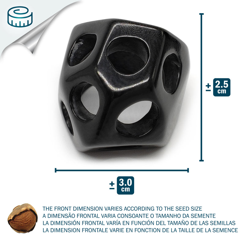 ANILLO GÉNESIS - Hecho a mano - Tagua (marfil vegetal)
