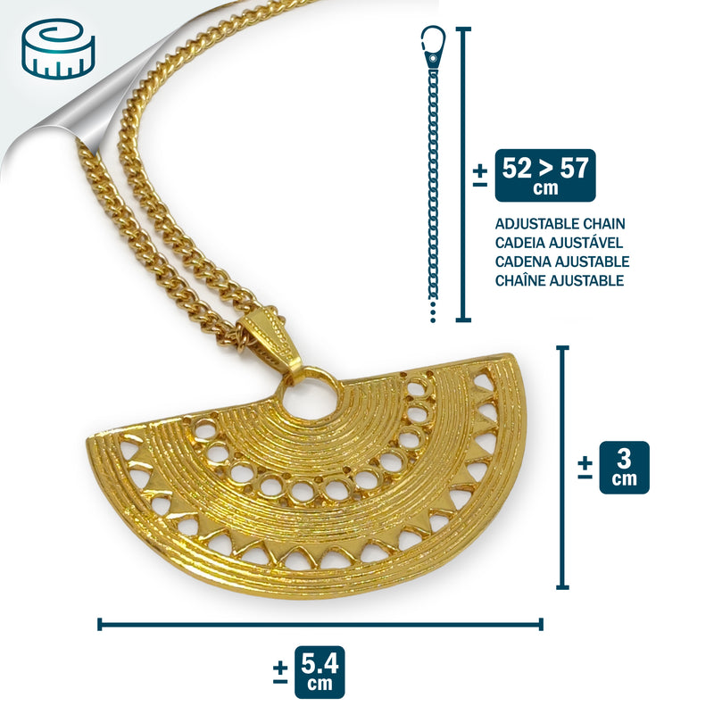 COLLAR ELDORADO NARIGUERA - Hecho a mano - Bañado en oro de 24 quilates
