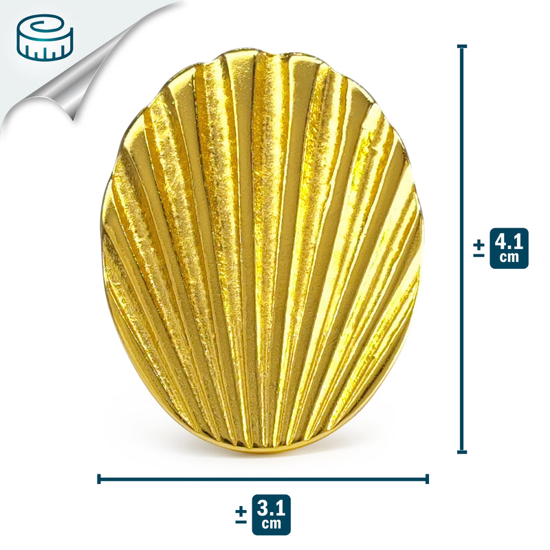 ANILLO ISLA - Hecho a mano - Bañado en oro de 24 quilates