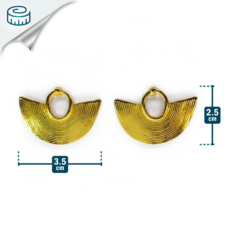 PENDIENTES NARIGUERA - Hechos a mano - Bañados en oro de 24 quilates