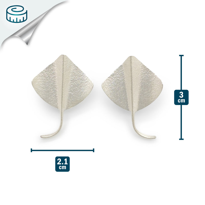 PENDIENTES MARINA RAY - Hechos a mano - Plata