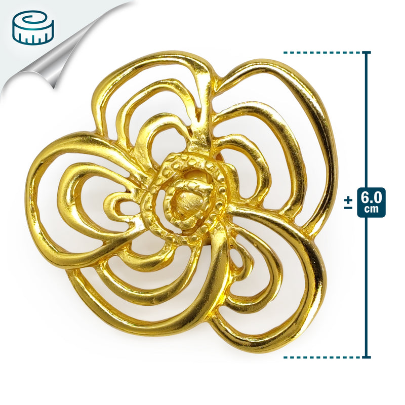 ANILLO ROSÏA - Hecho a mano - Bañado en oro de 24 quilates